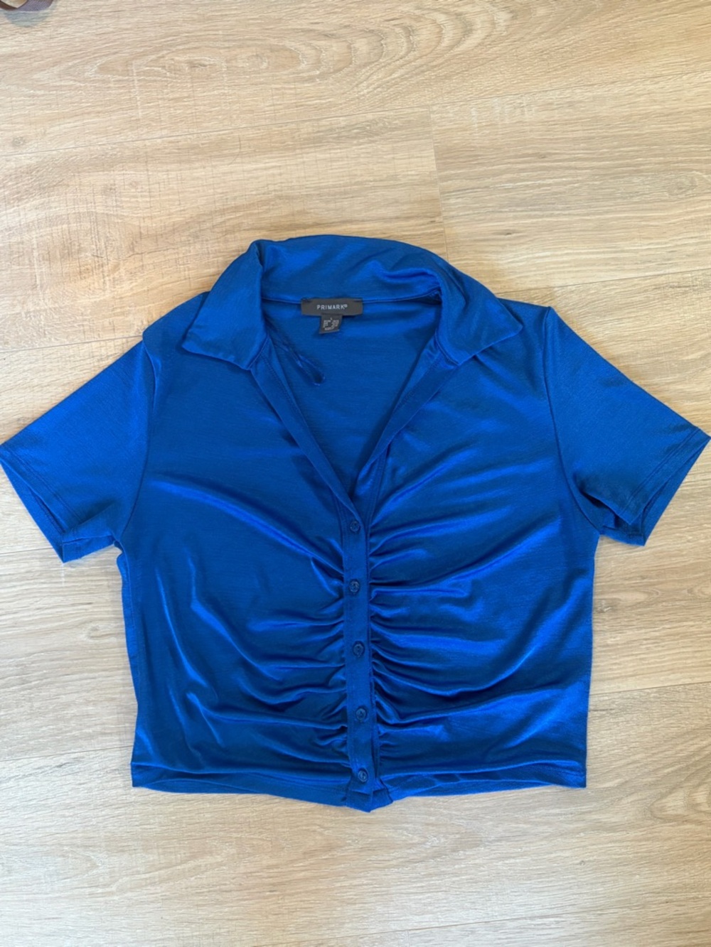 Primark Vibrant Cobalt Blue Colloared Top